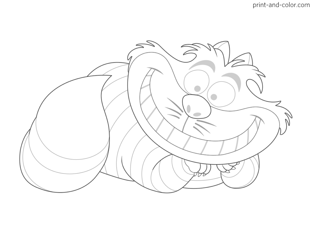 Alice in Wonderland coloring pages | Print and Color.com