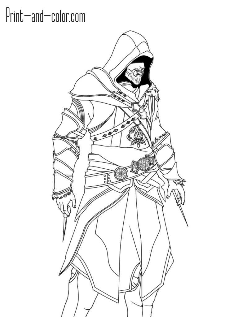 Assassin's Creed coloring pages | Print and Color.com