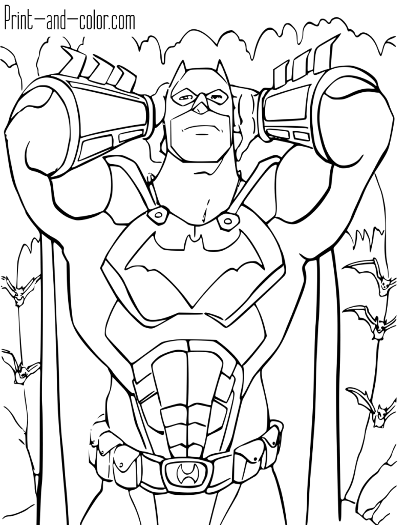 Batman coloring pages | Print and Color.com