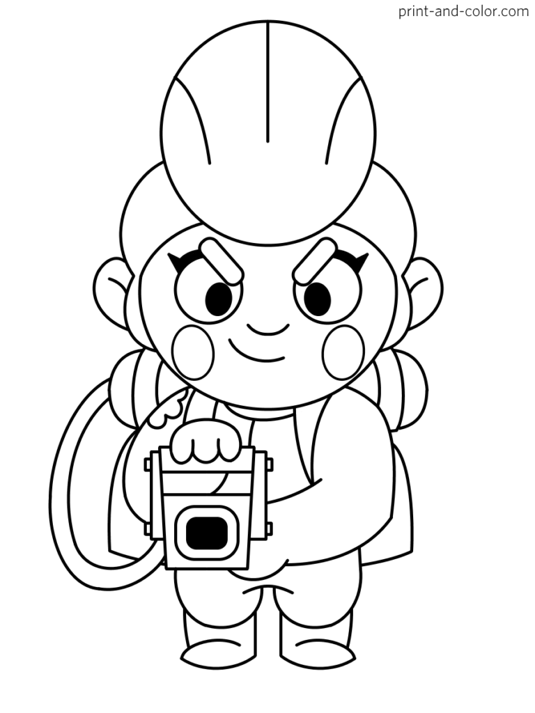 Brawl Stars coloring pages | Print and Color.com