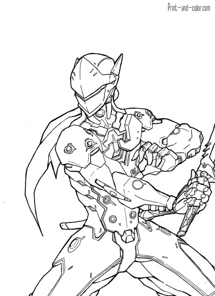 Overwatch coloring pages | Print and Color.com