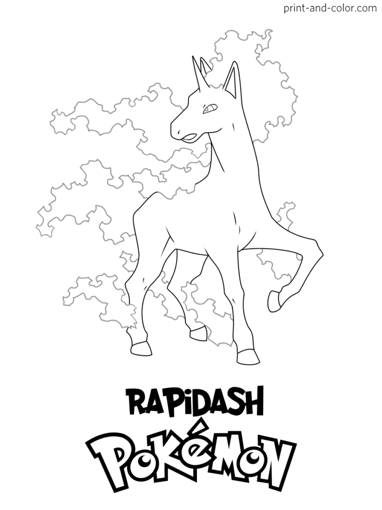 Pokemon coloring pages Print and